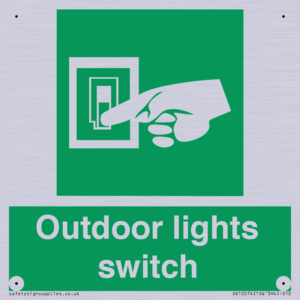 Outdoor lights switch